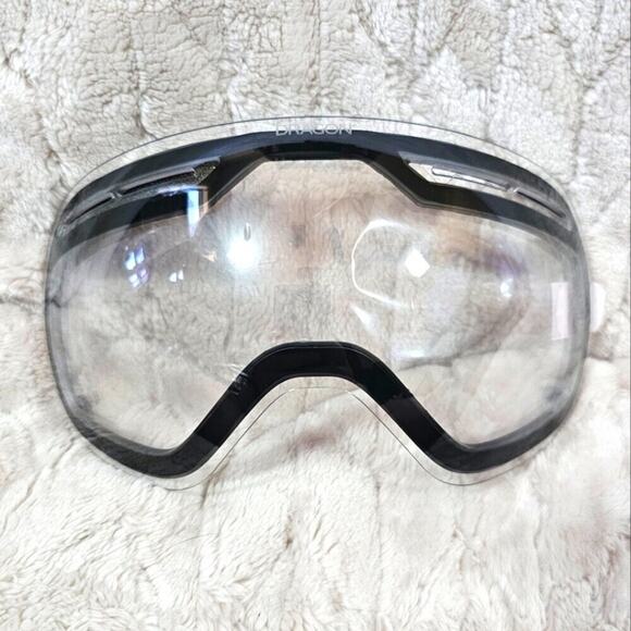 Dragon X1 Replacement Lens Clear Snowboard Ski Night Spherical Venting UV - Picture 1 of 3